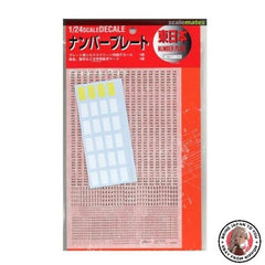 Fujimi 11665 1/24 DUPSP East Japan License Plate Decal