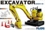Fujimi 11606 1/32 Garage & Tools No.24 Mini Excavator Plastic Model Kit Japan