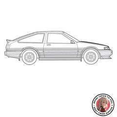 Fujimi 04805 Model 1/24 Touge Series No. 3 EX-1 Toyota Hachiroku Trueno AE86
