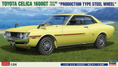 Hasegawa 20649 1/24 Model Car Kit Toyota Celica 1600GT TA22-MQ w/Genuine Wheel