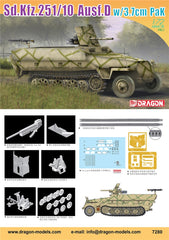 Dragon 7280 1/72 Sd.Kfz.251/10 Ausf.D w/3.7cm Pak Plastic model kit