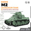 SSMODEL MRY-SFW SS72510 1/72 25mm Military Model Kit US M2 Medium Tank