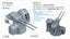 Rainbow Rb3612 1/350 IJN Type 89 127mm AA Guns Late 3D Print Model Ship Part