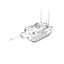 SSMODEL MRY-SFW SS48918 1/48 Military Model Kit US CATTB Main Battle Tank