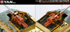YAN MODEL PE35177 1/35 German 75mmPak 40 ANTI-TANK GUN "Vehicle mounted"