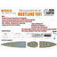 Hunter W70019 1/700 Wood Deck USS BB-46 MARYLAND 1941 FOR TRUMPETER 05769