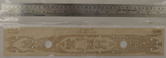 Hunter 1/700 USS Missouri BB-63 wooden deck for ACADEMY 14222 W70144