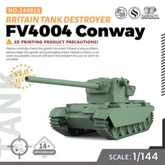 SSMODEL SS144915 1/144 Military Model Kit Britain FV4004 Conway Tank Destroyer