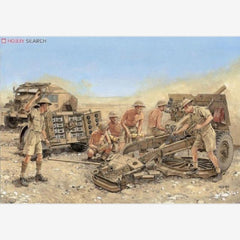 DRAGON 1/35 6675 British 25-Pdr. Field Gun Mk.II w/Limber & Crew