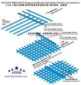 Fivestar 1/700 WWII IJN CV Supporting Mosaic Hole Strip I (Thicker) FS710197
