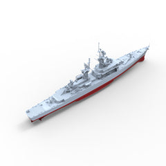 SSMODEL SSC1250164S 1/1250 Military Model USS Leahy Class Cruiser 1968 FULLHULL