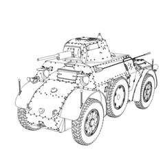 SSMODEL MRY-SFW SS48989 1/48 Military Model Kit Italy AB41 Light Tank