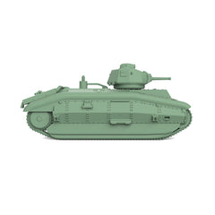 Model Kits 1/200 1/220 Military Model Kit France B1 Heavy Tank Phase III