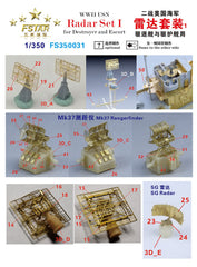 FIVE STAR FS350031 1/350 WWII USN Radar Set I For Destroyer and Escort 3D Print