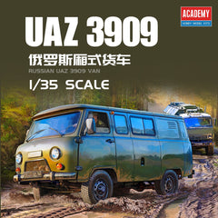 ACADEMY 13552 1/35 Russian UAZ 3909 Van Truck Assembly Model Kit