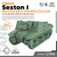 SSMODEL SS144559 1/144 Military Model Kit British Sexton I Self-Propelled Gun