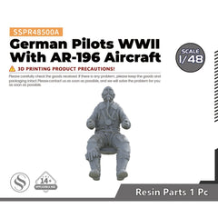 SSMODEL SSPR48500A German Pilots WWII For AR-196 Aircraft