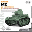 SSMODEL SS24501 1/24 Military Model Kit US M2 Light Tank
