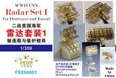 FIVE STAR FS350031 1/350 WWII USN Radar Set I For Destroyer and Escort 3D Print