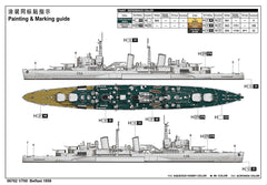 Trumpeter 06702 BELFAST 1959 1:700 Model Kit