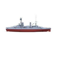 SSMODEL MRY-SFW SSC350526S-A 1/350 Military France Navy Bretagne Battleship Full Hull