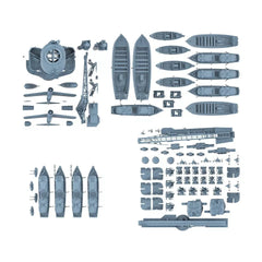 SSMODEL MRY-SFW SS496330 1/496 Model Upgrade Sets USS Arizona