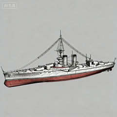 SSMODEL 1/350 Model HMS King George V class Centurion Battleship 1913 Full Hull