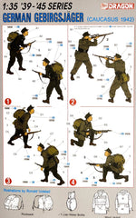 Dragon 1/35 6045 WWII German Gebirgsjager (Caucasus 1942) (4 Figures)