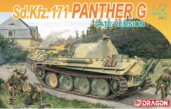 DRAGON 7206 1/72 Scale German Sd.Kfz.171 Panther G Late Version Model Kit