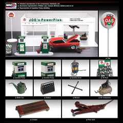 Academy 15122 1/24 Joe`s Power Plus Service Station (Accessory)
