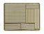 Five Star Model 1/700 IJN Railings for Small Vessels (1 photo-etched sheet)FS710034