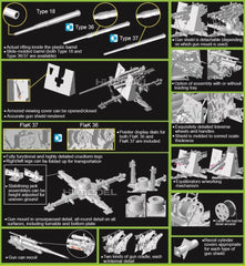 DRAGON 6971 1/35 German Sd.Kfz.7 8ton Late Production mit 88mm FlaK 36/37 Set