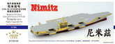 FIVE STAR FS700156 1/700 Modern US Navy Aircraft Carrier CVN-68 Nimitz 1975