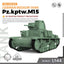 SSMODEL SS144704 1/144 Military Model Kit German Pz.kptw.M15 Medium Tank