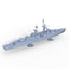 SSMODEL 1/1250 Military Model Kit British Leopard (F14) Class Frigate Water Line