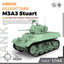 SSMODEL SS144506 1/144 Military Model Kit US M3A3 Stuart Light Tank