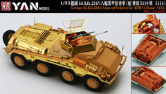 YAN MODEL PE-35205 1/35 German Sd.Kfz.234/1 Armored Vehicle(for RFM 5110&5154)