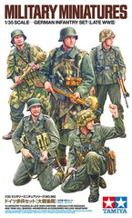 Tamiya 35382 1/35 Scale Military Figure Model Kit Late-WWII German Infantry Set