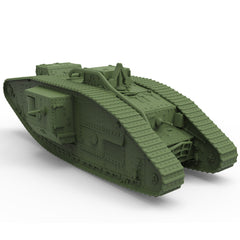 Model Kits 1/48 1/72 1/87 British Machine Mark V Male Heavy Tanks