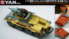 YAN MODEL PE-35206 1/35 German Sd.Kfz.234/3 ArmoredVehicle(For Dragon 6964 )