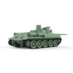 SSMODEL SS32753 1/32 Military Model Kit Soviet SU-100 Tank Destroyer WOT