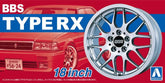 Aoshima AO-20313 1/24Car Tuned Parts(03)BBS Type RX DTM 18"inch Wheels&Tires Set