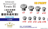 FIVE STAR FS351194 1/350 WIII IJN Mushroom Type Vents II