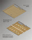 Rainbow PE 1/700 Painting Mask of Wooden Deck RB7129