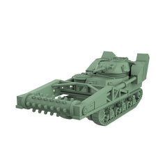 SSMODEL SS700514 1/700 Military Model Kit US M3 Grant With Paravane Medium Tank