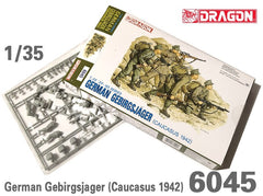 Dragon 1/35 6045 WWII German Gebirgsjager (Caucasus 1942) (4 Figures)