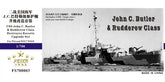 Five Star 1/700 FS700003 USS John C. Butler & Rudderow Destroyer