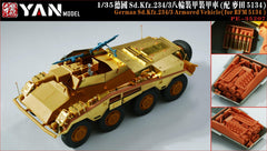 YAN MODEL PE-35207 1/35 German Sd.Kfz.234/3 Armored Vehicle(for RFM 5134)