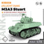 SSMODEL SS72506 1/72 25mm Military Model Kit US M3A3 Stuart Light Tank