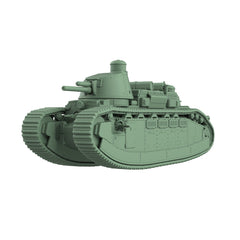 SSMODEL SS200668 1/200 Military Model Kit France FCM 2C Heavy Tank